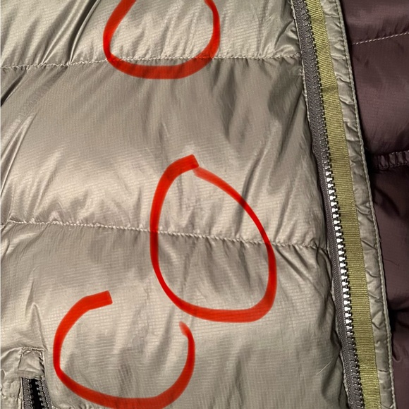 Outdoor Research Transcendent Green Hooded Puffer Mens Large GC - Picture 11 of 15